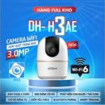 Camera Wifi Dahua 3.0MP DH-H3AE, quan sát thông minh, đàm thoại 2 chiều, quay quét 360°, cảnh báo chuyển động, kết nối LAN, WIFI ổn định, hỗ trợ thẻ nhớ 256GB, bảo mật riêng tư tối đa
