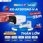 Camera IP KBVISION KX-AF2013N3-V-A 2MP Full Color, Quan Sát Ban Đêm Màu, Đèn LED Thông Minh, Ghi Âm & Chống Nước IP67
