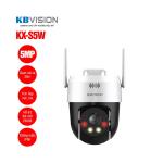 Camera Wifi 5.0MP KBVISION KX-S5W, quay quét thông minh, phát hiện người và xe, đàm thoại hai chiều, báo động còi và đèn, theo dõi chủ động Smart Tracking, chuẩn IP66 chống nước